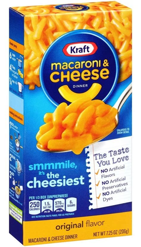 Kraft Mac And Cheese Macaroni And Cheese Dinner Original 206g Mercadolivre