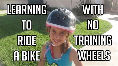 Learning To Ride A Bike Youtube