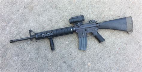 M16a4 With Aimpoint M68 Cco Red Dot Sight Hexbear