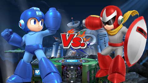 Ssbwiiu Battles Mega Man Vs Proto Man Youtube