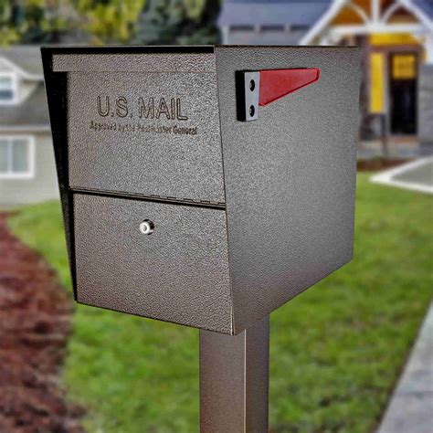 Mail Boss Package Master Locking Mailbox And Post Free Shipping