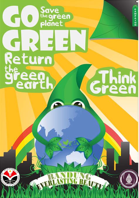 Modul Pembuatan Poster Lingkungan Go Green Go Green 2011 ~ Project