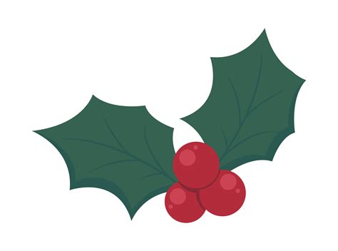 Mistletoe Christmas Vector Illustration Graphic By Printablesplazza