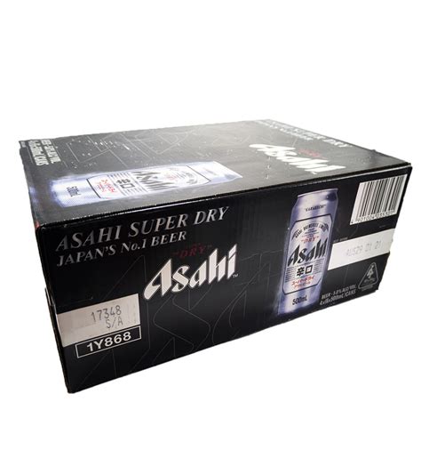 Asahi Super Dry 500ml Cans Case 24 Beer And Cider Easy Drinks