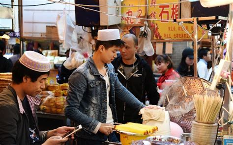 Muslim Quarter A Exotic Food Street In Xian