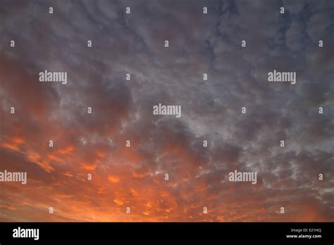 Clouds At Sunset Stock Photo Alamy