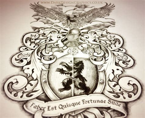 Creating Your Own Coat Of Arms Tattoo Arm Designs Crest Tattoo