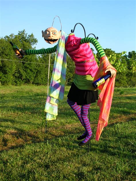 Scarecrow By Hooey Batiks Scarecrows For Garden Scarecrow Diy
