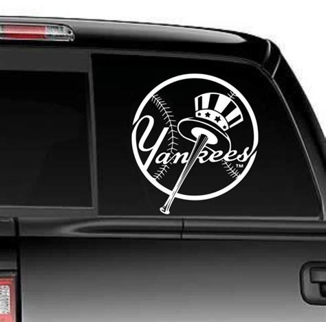 New Mlb New York Yankees Decal Sticker For Car Truck Laptop