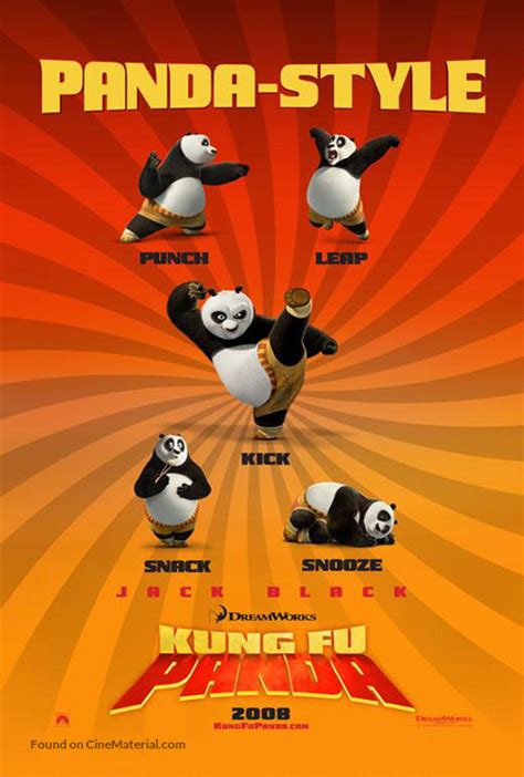 Kung Fu Panda 2008 Movie Poster