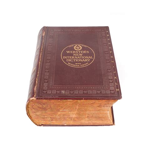 Vintage 1930 Webster's Dictionary | EBTH