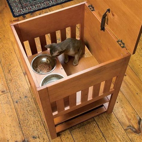 I'm partnering with the awesome folks at buildsomething.com once again to bring you the free plans for this large dog food station. Dog-Proof Cat Feeding Station | Cat feeding station