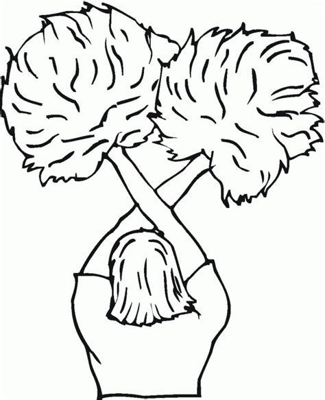 Free Cheerleading Coloring Pages Coloring Nation