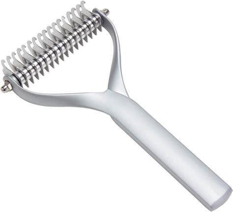 Dog Cat Pet Brush Stainless Steel Dog Dematting Comb With 2