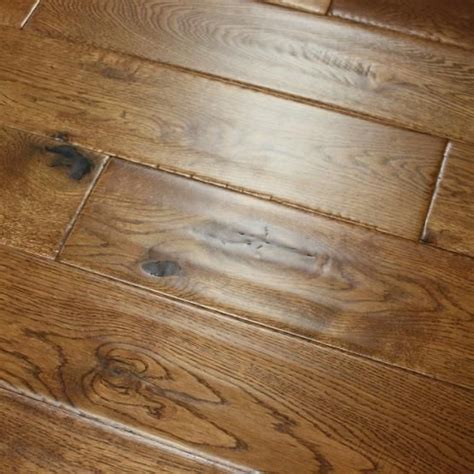After the urethane glue was spread on the floor using. White Oak Sherwood 3/4 x 5" Hand Scraped | Solid Hardwood ...