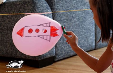 Flying Balloon Balloon Rocket Science Projects For Kids Balloons