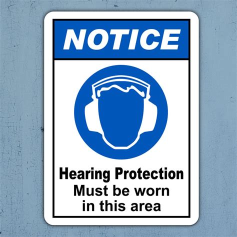 Hearing Protection Must Be Worn Sign G2418 By