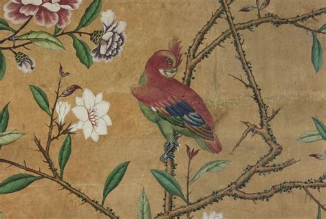 18th Century Chinese Wallpaper Panels Bada