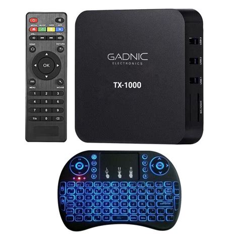 Kit Tv Box Gadnic Tx 1000 Premium Teclado Inalámbrico Durtom