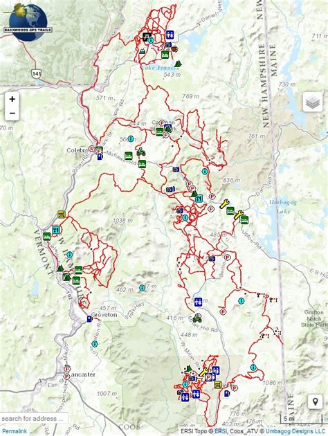 Atv Utv And Trail Bike Routing Gps Trail Maps For Maine And New
