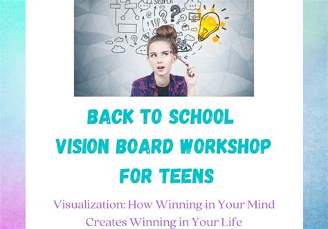 Back To School Vision Board Teen Workshop Macaroni Kid South York