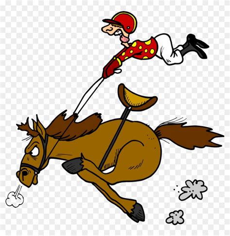 Fobc Race Night Cartoon Horse And Jockey Free Transparent Png