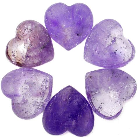 Amethyst Crystal Heart The Magic Is In You