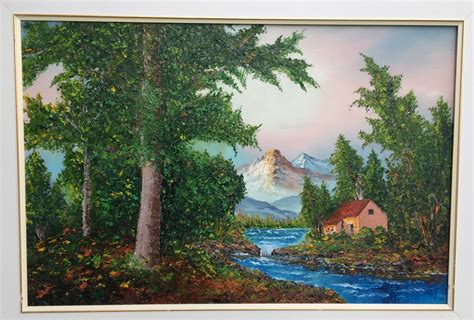 Large Summer Landscape Oil Painting Summer Landscape