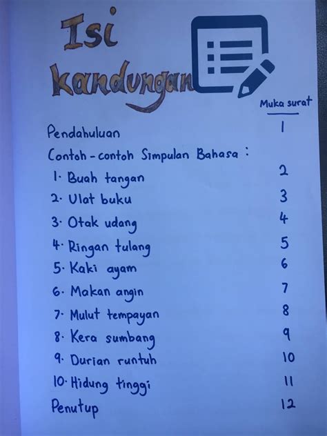 ACCOUNTING COOKING Buku Skrap Persatuan Bahasa Melayu Tahun