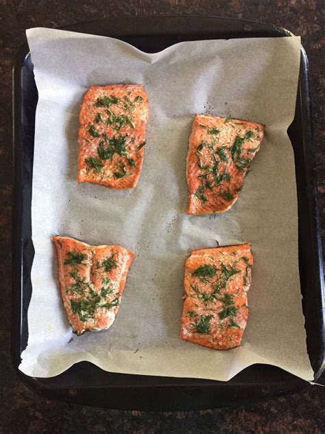 Drizzle some oil over the top of each salmon — just enough to coat the salmon — and rub it. Slow Baked Salmon At Low Temperature - Melanie Cooks