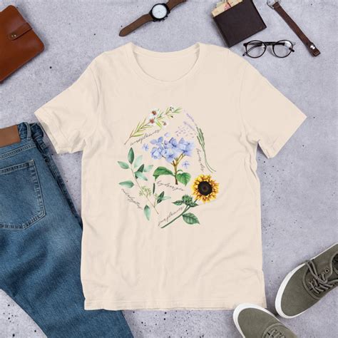 Camisa De Flores Camisa Floral Camiseta De Primavera Etsy