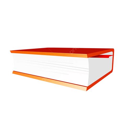 Book 3d Color Orange Book 3d Book Book Coloar Orange Png Transparent