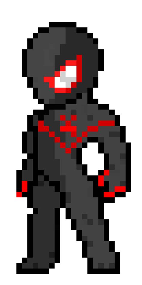 Spiderman Miles Morales Pixel Art Maker