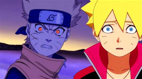 Boruto Saw Naruto Furious Boruto Was Scared Of All The Strength Of