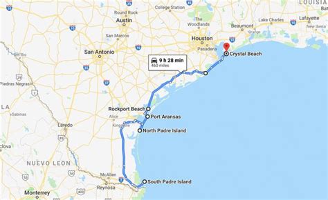 Map Of Texas Beaches Printable Maps Online
