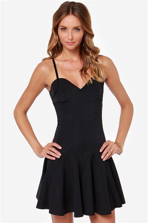 Sexy Drop Waist Dress Black Dress Lbd 9900 Lulus