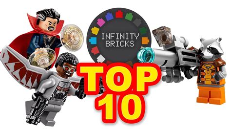 Top 10 Lego Marvel Cinematic Universe Mcu Movie Minifigures Youtube