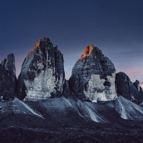 Three Peaks Of Lavaredo Wallpaper 4k Dolomite Mountains