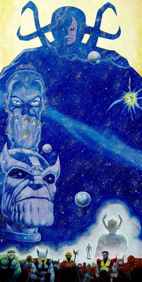 Infinity War Art By Jim Starlin 1992 Marvel Comics Marvel Comics