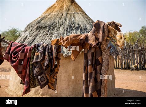 Himba Village In Namibia Africa Stock Photo Alamy