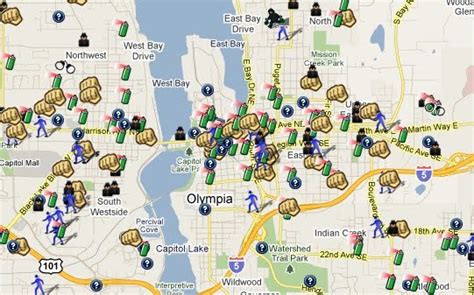 Bellevue Crime Map World Map 07