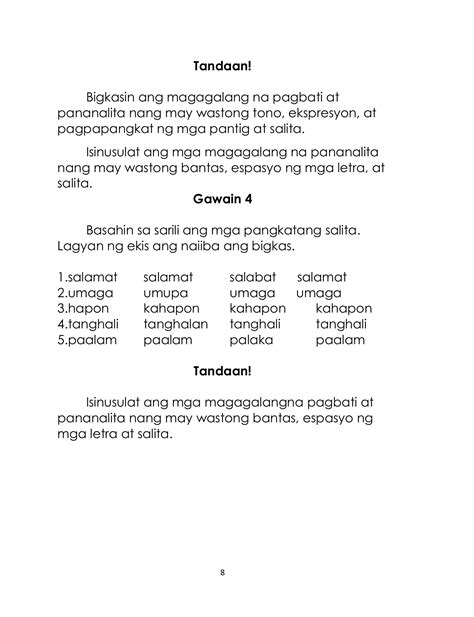 Mother Tongue Grade 2 Palawan Blogon Page 15 Flip Pdf Online