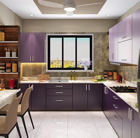 Modular kitchen is all about spacious for making your modular kitchen look stylish and spacious, you can follow the below given tips: Simple Indian Kitchen Design | L-Shape Modular Kitchen