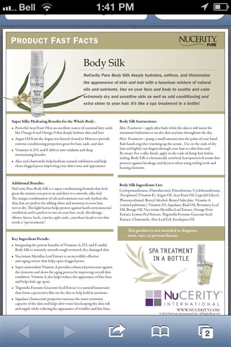 Body Silk All Natural Serum That Makes Your Body And Hair Silky Smooth