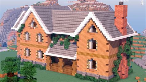 БОЛЬШОЙ КРАСИВЫЙ ОСОБНЯК в Майнкрафт - Как построить дом Minecraft ...