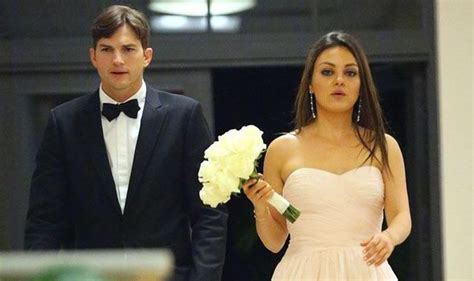ashton kutcher gets married to mila kunis in california the american bazaar