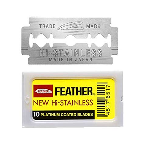 Feather Double Edge Safety Razor Blades 10 Count Pricepulse