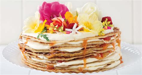 Layered Crêpe Cake With Watermelon And Rose Jam Indaily