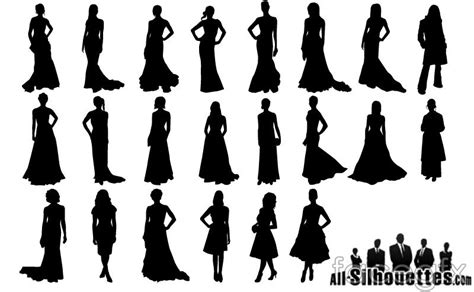 Download lady dress silhouette - Google Search | Girl silhouette, Silhouette vector, Silhouette