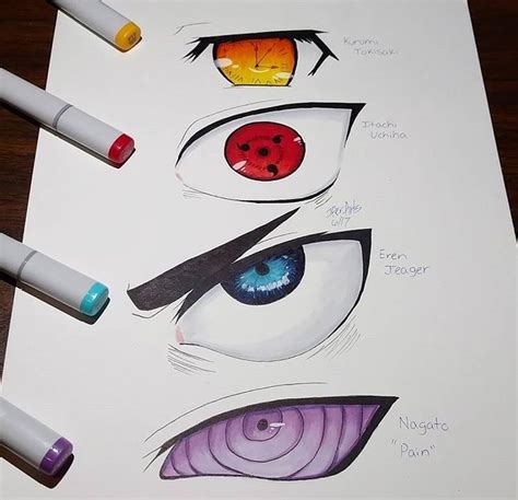 Naruto Eyes Drawing One Of The Hardest Parts About Drawing The Famous